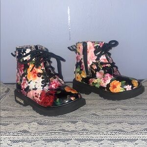 Floral Kids Boots